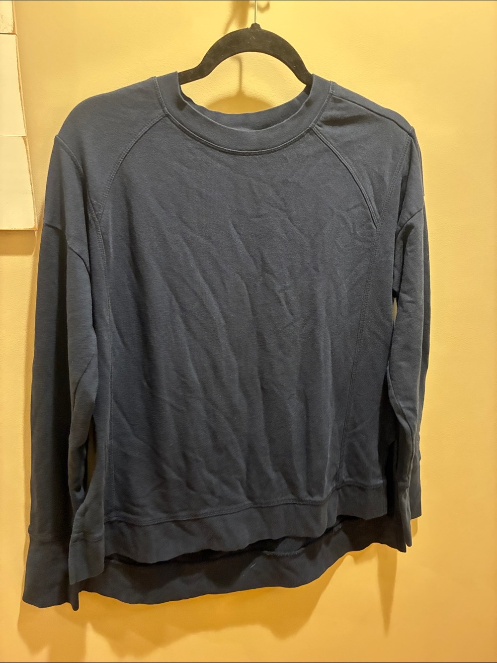 Sweaty Betty Navy Blue Crewneck Sweatshirt